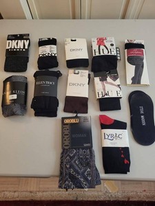 Womens Hosiery Lot DKNY HUE Anne Klein Oroblu Tights & Socks