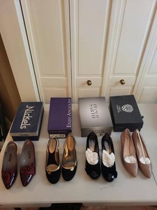 Lot of Womens Dress Heels Pumps Nickels Enzo Franco Sarto Vince Camuto