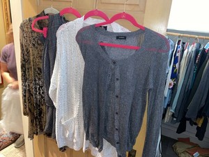 Lot Including Express Cardigan Joan Boyce Sweater Dress Tops