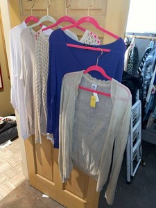 Lot Including Eileen Fisher Sweater & Assorted Womens Knit Tops