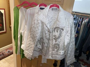 Lot Including Bencivenga Jacket, Jones New York Shirt & Sweaters