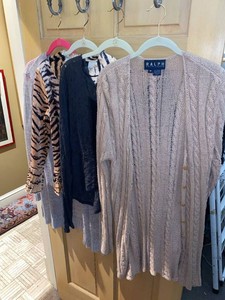 Womens Sweater & Top Lot Ralph Lauren Eileen Fisher Bala Bala M L