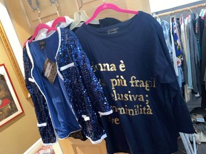 Lot Including IMAN Sequined Jacket Cynthia Sweater Vivienne Tam Dress