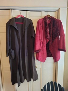 Womens Eileen Fisher & Loviggi Coat Jacket Outerwear Lot ML