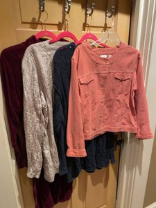 Womens Clothing Lot Velvet Set Sweater Blouse Jacket Mixed Sizes