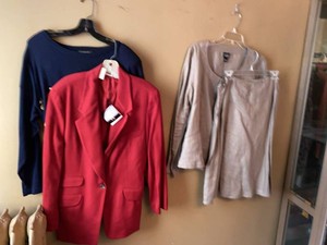 Eileen Fisher Anne Klein Womens Clothing Lot Jacket Skirt Blazer