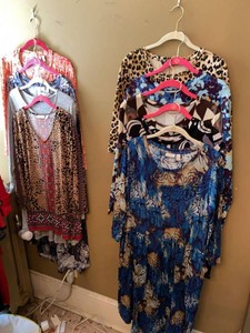 Lot of Womens Printed Knit Dresses Tunics Mixed Brands Assorted Styles