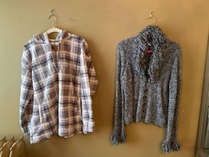 Koolaburra by UGG Fleece Jacket & Nine West Sweater Womens ML