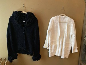 Womens Cardigan Sweater Lot Barefoot Dreams Nine West M L