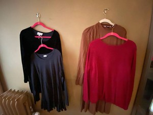 Womens Clothing Lot Susan Graver LOGO David Dart Sweater Dress