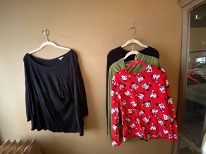 Womens Tops Sweaters Loungewear Lot LOGO Mickey Mouse Mixed