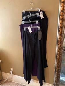 Womens Designer Pants Lot Eileen Fisher Oscar de la Renta Laura Ashley
