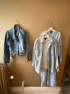 Womens Denim Jacket & Ralph Lauren Chambray Clothing Lot