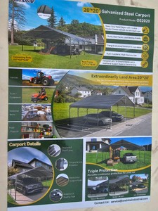 Unused 2026 Onshine High-End Carport OS2020
