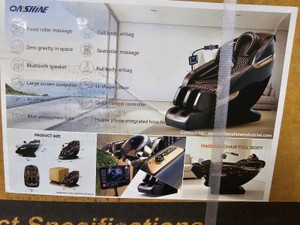 Unused 2026 Onshine Massage Chair OSMC-BKBN