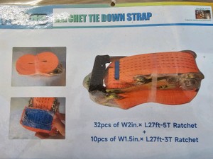 Unused 2026 FUTURE ratchet straps FT003