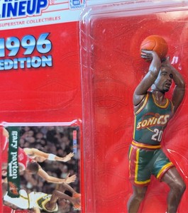 1996 Starting Lineup GARY PAYTON Basketball Figure & Card NBA Seattle Sonics