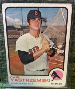 Carl Yastrzemski 1973 Topps (HOF) Boston Red Sox #245