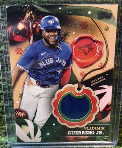 2024 Topps Holiday Mega Vladimir Guerrero Jr. GU Relic #RC-VG Blue Jays