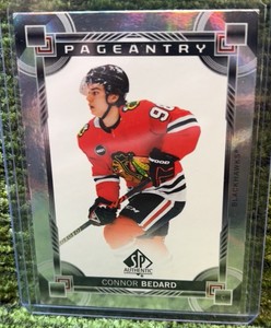 CONNOR BEDARD 2024-25 UD SP AUTHENTIC PAGEANTRY SP FREE USA SHIP #P-65