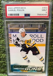2022-23 Upper Deck #453 Samuel Poulin Young Guns PSA 9