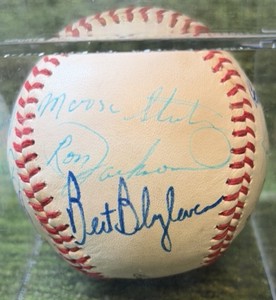 Bert Blyleven & 12 More Texas League Players Autographed Baseball-  Cool Piece
