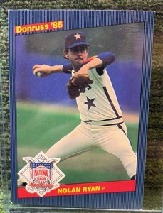 1986 Donruss Nolan Ryan #21 Jumbo All-Star Game Card - Houston Astros