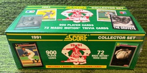 1991 SCORE BASEBALL FACTORY SEALED 900 CARD SET