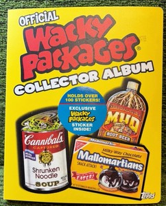 2006 Topps Wacky Packages Collector Album Plus Cards w 40 Cards