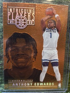 Panini 2021-22 Illusions Intriguing Players Anthony Edwards Orange #18