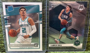 2020 Lamello Ball Optic Rated Rookie Charlotte Hornets LOT OF 2