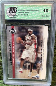 2003 Upper Deck Lebron James Gem mt 10 Cleveland Cavaliers  RC ROOKIE