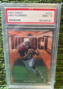 1997 Finest Impact JAKE PLUMMER Rookie PSA Mint 9 Arizona Cardinals #234