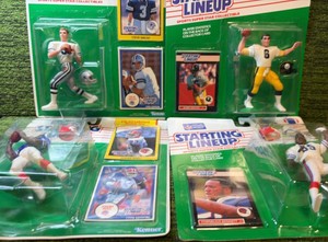1989 NFL EDITION Starting Line Up Lot of 7 New Factory Sealed, Mixed Football, Baseball