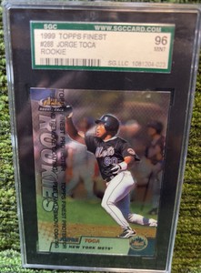 1999 Finest #288 Jorge Toca Baseball NY METS GRADED ROOKIE