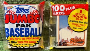 1988 Topps American Baseball Cards (UK Minis) Wax Box Made in Ireland 48 Packs
