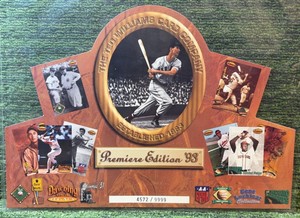 Ted Williams Card Co. Premier Edition Display #4572  9999 - 11 Wide