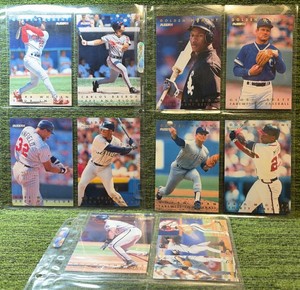 1994 Fleer Golden Moment Baseball 10 card insert set JUMBO CARDS