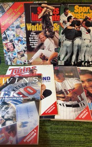 TWINS FAN READERS LOT of 7 Minnesota Reads  Sports Illustrated, Yearbook, & More 
