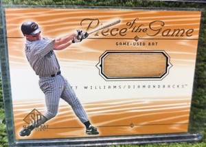 Matt Williams Piece of the Game Game-Used Bat SP Game Bat Arizona Diamondbacks 