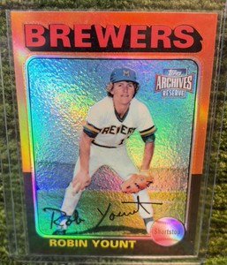 Robin Yount 2001 Topps Archives Reserve Refractor #223