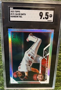 2023 Topps Caleb Smith Rainbow Foil SGC 9.5 Arizona Diamondbacks