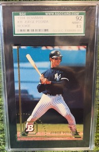 1994 Bowman - Jorge Posada #38 (RC) CGC 9 NY YANKS