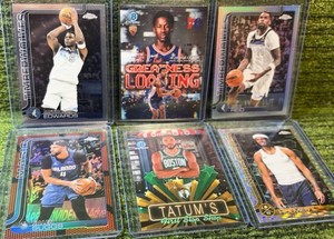 NBA LOT of Topps Chrome & Bowman Chrome - ANT, VJ INSERT, NAZ REFRACTOR, & MORE 