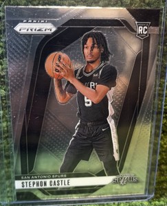 2024-25 Panini Prizm Stephon Castle #234 (RC) Base San Antonio Spurs