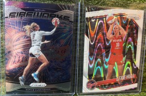 2025 Panini Prizm WNBA - Sophie Cunningham & Lexie Hull #51 White Seismic Prizm INDIANA FEVER
