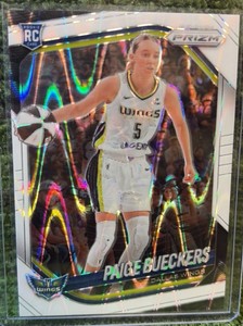 Panini 2025 Prizm WNBA Paige Bueckers White Seismic Prizm RC #5 Dallas Wings