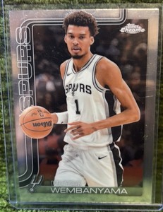 2025 Topps Chrome Victor Wembanyama #221 Spurs  West Finals MVP San Antonio Spurs