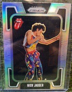 Mick Jagger 2025 Panini Prizm The Rolling Stones Refractor Prizm Card #10