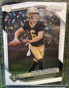 2025 Panini Prizm Tyler Shough White Disco Rookie #327 New Orleans Saints